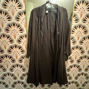 Soft Surroundings Black Linen Jacket